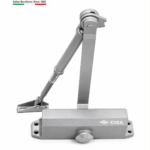 CISA 60461 მოდელის იგივე კარის დამხური (შვეიცარი), მხოლოდ ვერცხლისფერში (Silver)