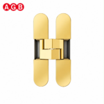 AGB-ს ფირმის ECLIPSE 3.0 მოდელის იგივე ფარული ანჯამა (პეტლი), ამჯერად ოქროსფერში (Brass/Gold)